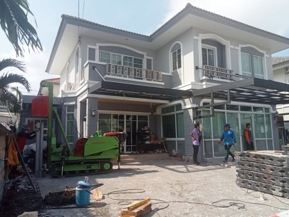 รับตอกเข็มเจาะสำหรับต่อเติมบ้าน - รับเหมาตอกเสาเข็มไมโครไพล์ บางบัวทอง - ช่างปุ้ยไมโครไพล์